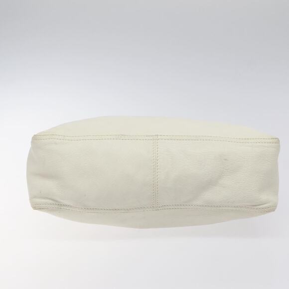 FENDI Hand Bag Leather White Silver - Picture 9 of 12